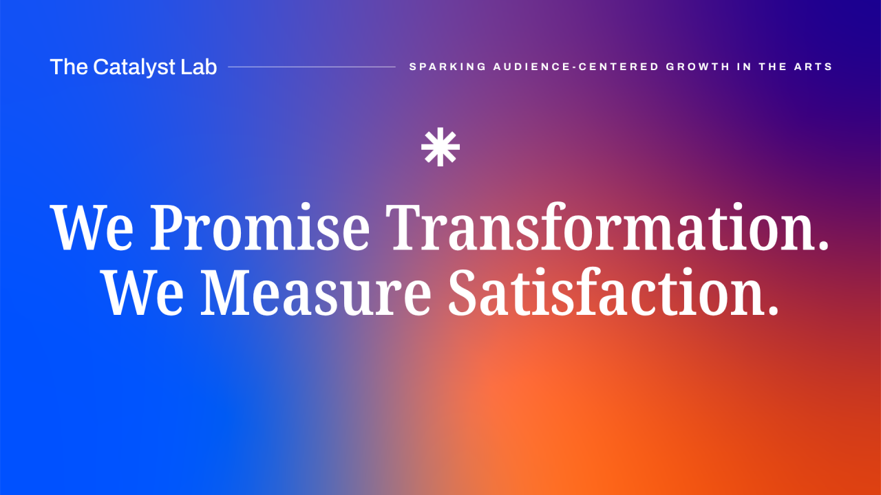 We Promise Transformation. We Measure Satisfaction.